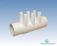 Distributeur d'eau 2" avec 6 branches mâle et femelle