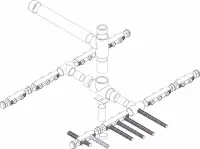 Ensemble collecteur BP 2000-110 + support