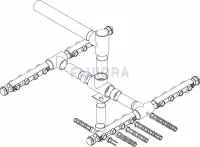 Ensemble collecteur FSAB Praga Ø1600 Ø110 + support