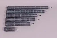 Ensemble de crépines 1"1/2 pour filtre Praga Ø2350