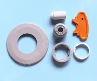 Ensemble rotule + siège + écrou + enjoliveur pour refoulement Multiflow - GRIS
