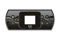 Façade autocollante IN.K500 (setting, light, mode, pompe 1, pompe 2, up/down)