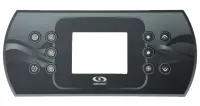 Façade autocollante IN.K800 (Setting, mode, pompe 1, pompe 2, pompe 3, Aux 1, Aux 2, light, up, down)