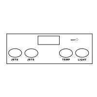 Façade autocollante VL403 (Jets 1, Jets 2, Temp, Light)