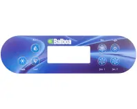 Façade autocollante VL700S (Warm, Mode, Cool, Aux, Light, Jets 1, Jets 2)