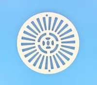 Grille 01467-0001 BDF Béton 2" + vis métriques 10 mm