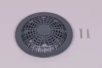 Grille anti-vortex BDF NORMA préfabriqué avec vis métriques - ANTHRACITE