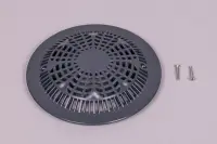 Grille anti-vortex plate BDF NORMA béton + vis - ANTHRACITE
