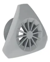 Grille de refoulement Design 1"1/2 - Gris