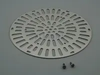 Grille inox 4"