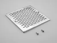 Grille (+ vis) BDF 200x200 - Inox Béton