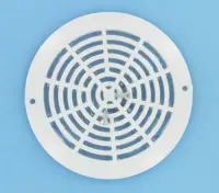 Grille + vis BDF Ady/Serie France BL211-BL210 Blanc