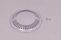 Grille + vis BdF antivortex Gris CL129