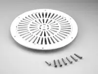 Grille (+ vis métriques) BR 3" - grille Ø215mm - 11795