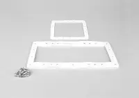 Joint sandwich GM + joint simple carré (+ vis) pour Mini-Skimmer