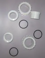 Kit connexion vanne (3 raccords union avec écrous et joints) Filtre SAB Cristal-Flo