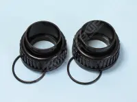 Kit de raccords union set complet, 50 mm comprenant: 2x joints toriques, 2x douilles à collet et 2x écrous-Rac
