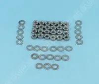 Kit de visserie inox (24 écrous et rondelles) pour FSAB SMG