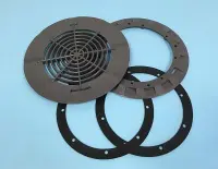 Kit grille + bride + joints BdF BL-311, BB-310 - ANTHRACITE