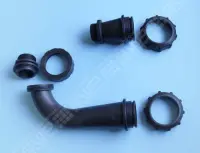 Kit liaisons de vanne 1"1/2 complet (liaison droite + coudée) pour vanne SP0719 (vendu sans joints ref SX200Z4