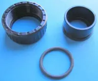 Kit raccord à coller 2"1/4x50 PPE HP025 à 150 (joint+écrou+Raccord x1)
