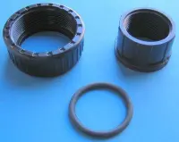 Kit raccord taraudé 1"1/2 PPE HP025 à HP150 (joint + raccord + écrou x1)