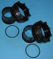 Kit raccord union PPE Onga/Swimmey/Atlas/Nocchi (entree + sortie) (écrou-manchon-joint x2)