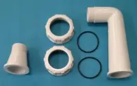 Kit raccordement 1"1/2 vanne Blanc FSAB Ibiza, Toledo, Balear, Boreal