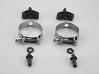 Kit raccords et colliers (x2) pour doseur chlore by pass actuel