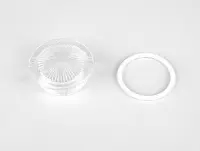 Lentille plate (Fibre optique pour pisc béton/liner)