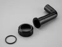 Liaison Coudée + écrou + joint de vanne Noire NM 1"1/2 Filtre SAB Century