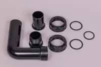 Liaison supérieure et inférieure de vanne noire NM 2" - Entraxe 230 mm