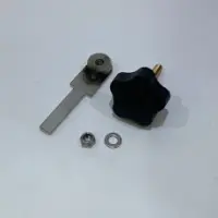 Loquet avec poignée à clé