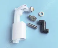Mécanisme complet de régulateur de niveau Ady/Aquareva/Série France en plastique et laiton + flotteur
