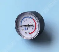 Manomètre plastique 1/4" avec joint (35psi)