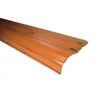 Margelle métallique imitation Bois (150x1330 mm)