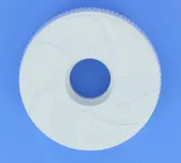 Petite roue dentelée Blanche