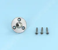 Piton plage bois inox alu avec 3 vis