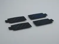 Plaque noire pour marche Luxe pour échelle STD/Mixte/Asymétrique
