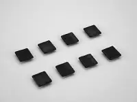 Plaque noire pour marche STANDARD