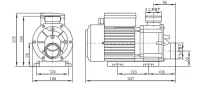 Pompe de massage 1,00CV mono-vitesse 230V/50Hz