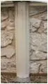 Poteau vertical blanc pour piscine H.1.20m (x1)
