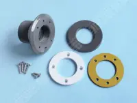 Prise balai 2" à visser - 50 à coller Liner Grise Anthracite