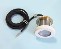 Projecteur LED Blanc + enjoliveur blanc