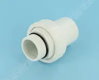 Raccord 1"1/2 set (3 pièces) avec joint pour vanne MPV07 (Blanc)