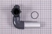 Raccord coudé pour ventilateur