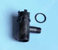 Raccord hydraulique - sortie condenseur avec piquage court + joint (avant 2016)
