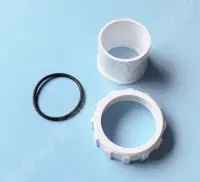 Raccord impérial (version UK) fileté 1"1/2 + joint pour cellule LM & D - W040931