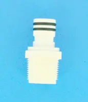 Raccord mural plastique Nptm+2 joints - W7130305
