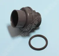 Raccord union + joint Ocean PVC gris D50 PPE Sta-Rite 5P2R/S5P2R
